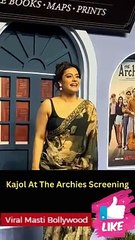 Kajol At The Archies Screening