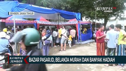 Warga Serbu Bazar Murah Pasar.Id, Belanja Murah dan Banyak Hadiah