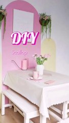 DIY Scallop Alas Meja