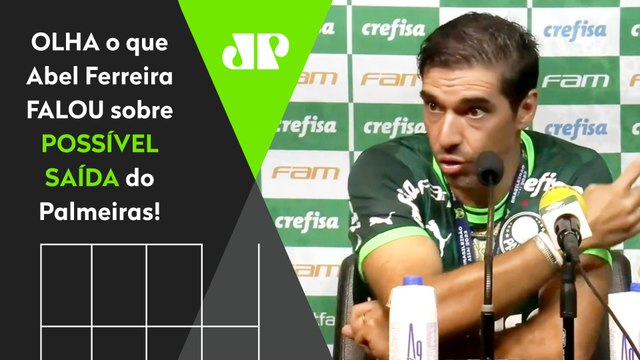 VAI SAIR? O que EU VOU DECIDIR é... OLHA o que Abel Ferreira FALOU sobre FUTURO e o Palmeiras!