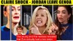 CBS Y&R Spoilers Claire cries as Jordan flees - leave her to suffer the conseque
