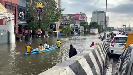 Chennai_Flood: 40 घंटे बाद भी नहीं उतरा बारिश का पानी