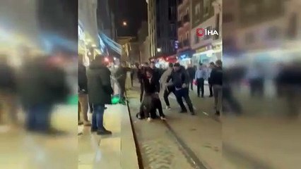 İstanbul'da öldüresiye dayak kamerada