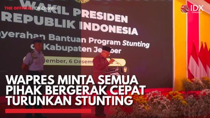 Wapres Minta Semua Pihak Bergerak Cepat Turunkan Stunting