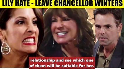 CBS Y&R Spoilers Lily will leave if Jill and Billy go to Chancellor Winters - th