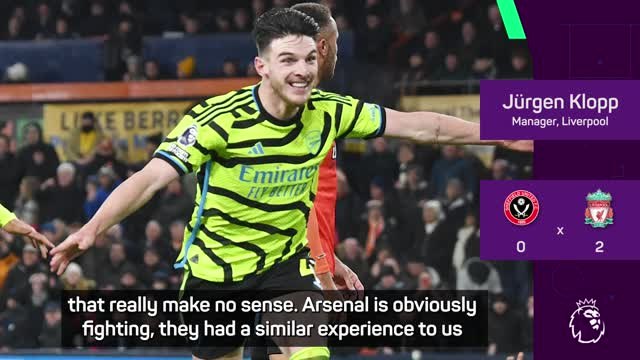 Writing off City is a joke but Klopp has 'no clue' on title race