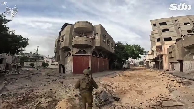 Israel Hamas War_ IDF forces strike '250 targets' in fierce battles in Gaza