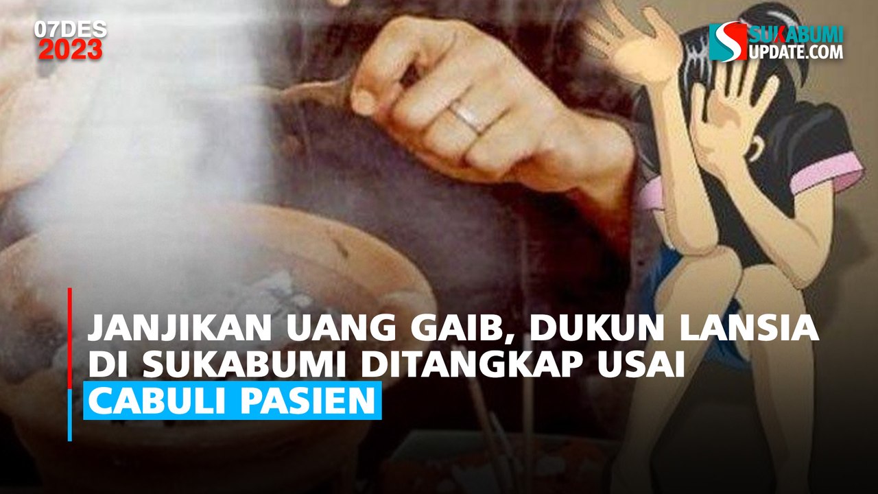 Janjikan Uang Gaib, Dukun Lansia di Sukabumi Ditangkap Usai Cabuli Pasien
