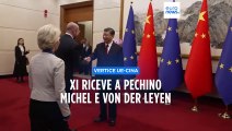Von der Leyen e Michel incontrano Xi a Pechino: 