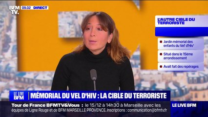 Attentat de Paris: l'individu ciblait initialement le jardin mémorial des enfants du Vel d'Hiv, situé dans le 15ème arrondissement