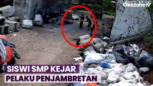 Aksi Siswi SMP Korban Penjambretan yang Berusaha Mengejar Pelaku