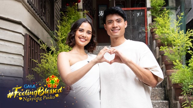 GMA Christmas Station ID 2023: Mikael Daez and Megan Young (Online Exclusive)