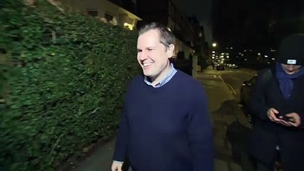 Robert Jenrick arrives home shortly after his resignation