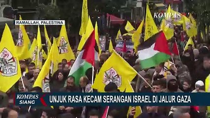 Video herunterladen: Demo Warga Palestina yang Kecam Serangan Israel di Jalur Gaza