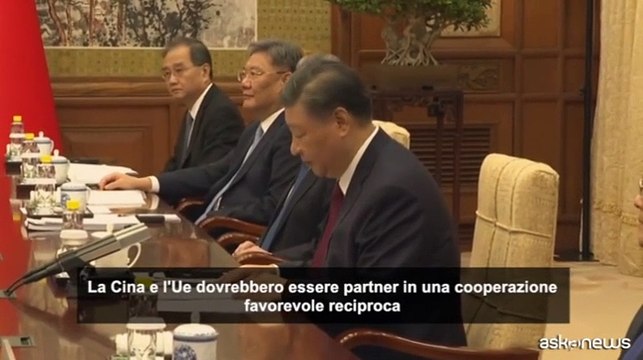 Xi Jinping: Ue e Cina devono rispondere insieme alle sfide globali