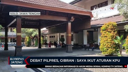 Debat Pilpres, Gibran: Saya Ikut Aturan KPU