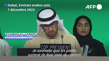 Le président de la COP28 appelle les pays à trouver un "terrain d'entente"