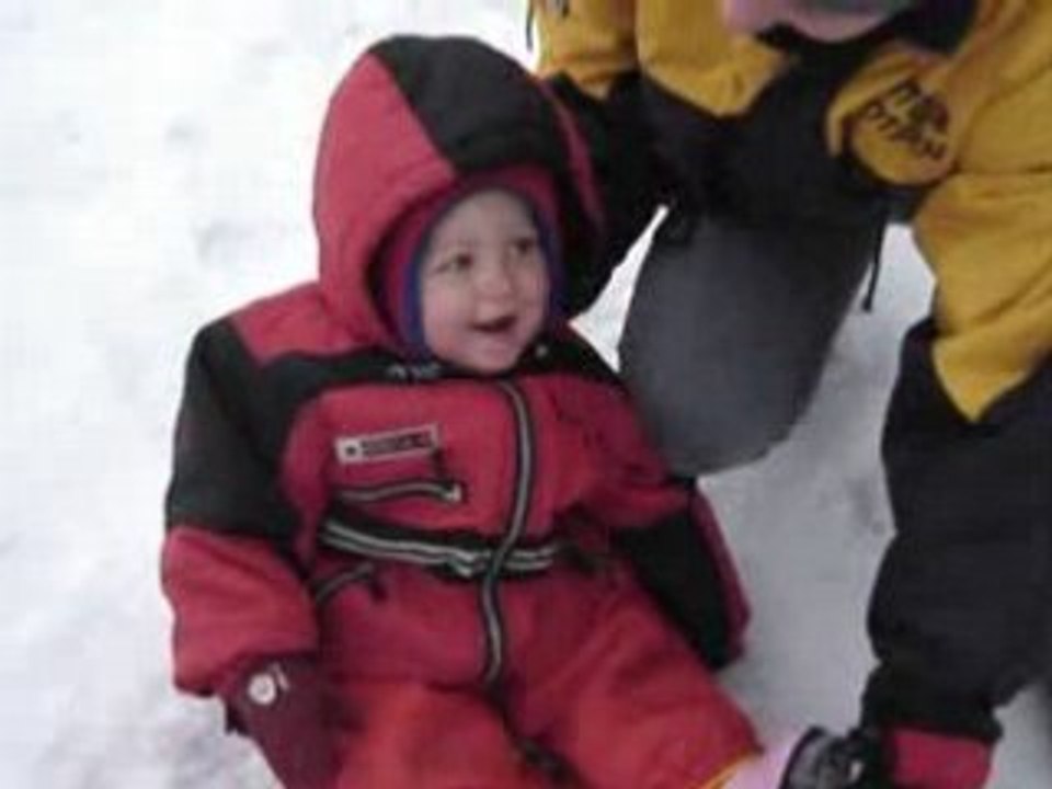 premiere neige de ma poulette