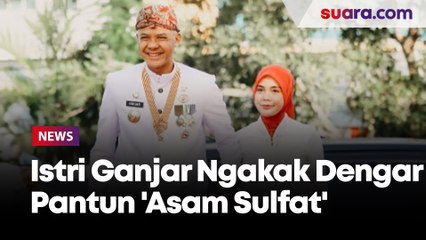 Detik-detik Istri Ganjar Ngakak Dengar Pantun 'Asam Folat-Asam Sulfat'