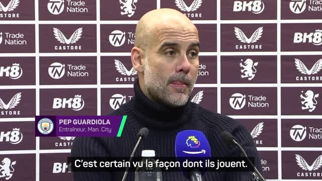Man. City - Guardiola est certain qu'Aston Villa est un candidat pour le titre