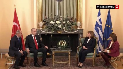Cumhurbaşkanı Erdoğan: Geniş bir heyetle Yunanistan'dayız