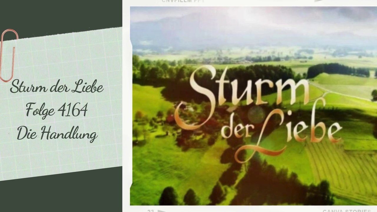 Sturm der liebe folge 4164 unlautere motive - die handlung