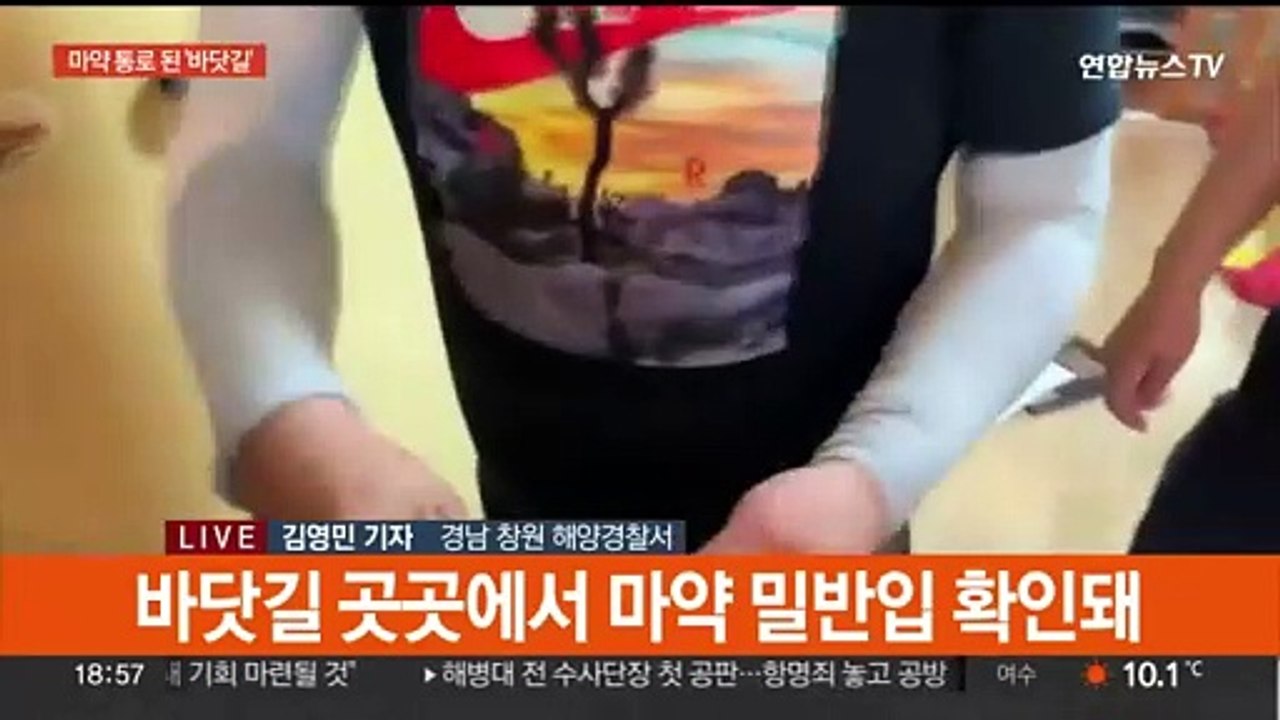 마약 밀반입 80%가 '선박'…마약 전쟁터 된 '바닷길'