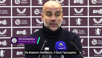Guardiola : "Aujourd'hui, c'est simple, la meilleure équipe a gagné"