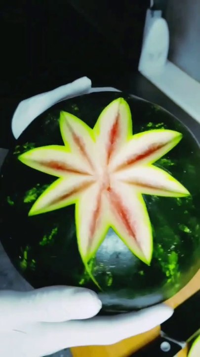 How to Carve fruit very fast and beautiy part 6