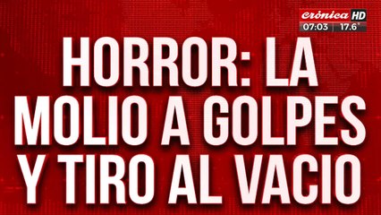 Brutal femicidio en La Plata: discutieron, la molió a golpes y la tiró por el balcón