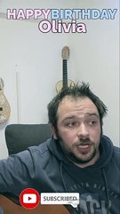 Happy Birthday, Olivia! Geburtstagsgrüße an Olivia