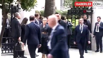 Cumhurbaşkanı Erdoğan Yunan gazetecinin "Hoş geldiniz" sözlerini yanıtsız bırakmadı