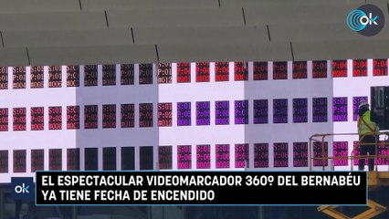 El espectacular videomarcador 360º del Bernabéu ya tiene fecha de encendido