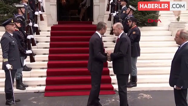 Cumhurbaşkanı Erdoğan, Yunanistan Başbakanı Miçotakis ile görüştü