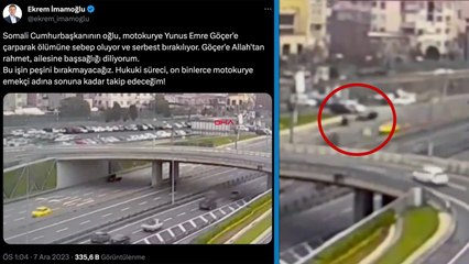 İmamoğlu serbest bırakılan Somali Cumhurbaşkanının oğlu için: “Bu işin peşini bırakmayacağız!”