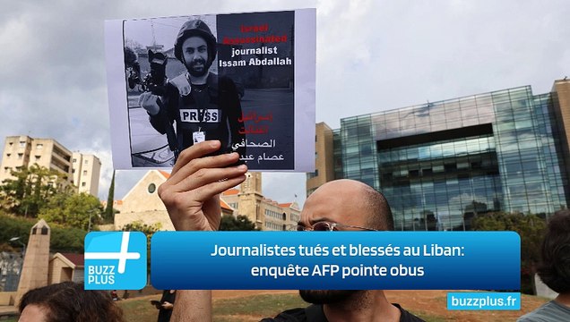 Journalistes tués et blessés au Liban: enquête AFP pointe obus