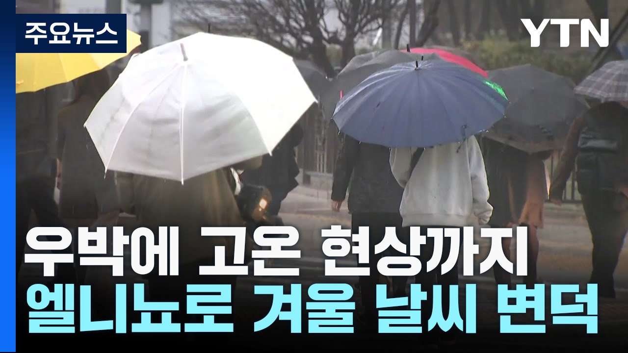 우박→고온→겨울 호우, 엘니뇨로 겨울 날씨 변덕 / YTN