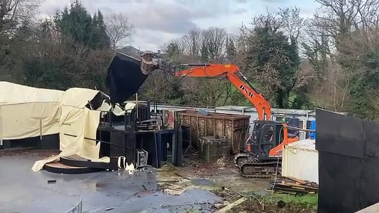 Demolition work at Sterts