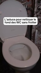 L’astuce pour nettoyer le fond des wc sans frotter 
