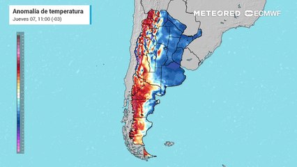 Anomalía de temperaturas