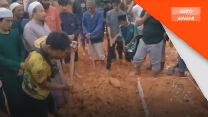 Adik Zayn Rayyan selamat dikebumikan