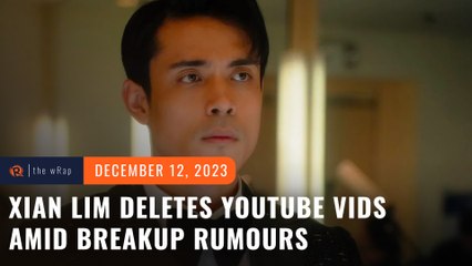 Xian Lim deletes YouTube videos as breakup rumors with Kim Chiu continue circulating