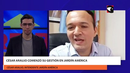 César araujo comenzó su gestión en jardín américa