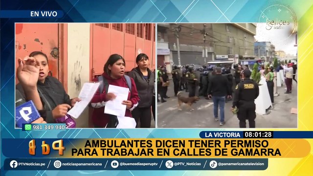 Gamarra: despliegan más de 450 agentes policiales para recuperar espacios públicos