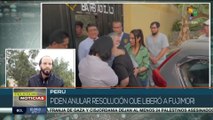 Peruanos piden anular la resolución que liberó al dictador Alberto Fujimori