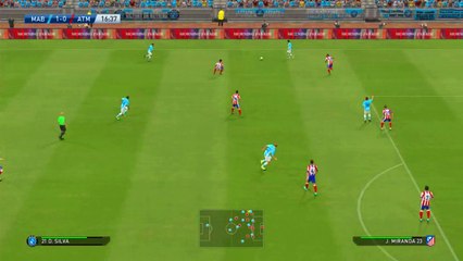 A rocket shot from outside the box and a great goal for Manchester City _ PES