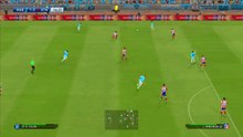 A rocket shot from outside the box and a great goal for Manchester City _ PES
