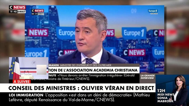 EXCLUSIF - L'avocat de l'association catholique Academia Christiana menacée de dissolution s'exprime dans Morandini Live et affirme que Gérald Darmanin s'est trompé : Il nous a confondu avec Civitas déjà dissout ! C est grave !