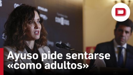 Ayuso critica que Puente solo se dedica a insultarla y pide sentarse «como adultos» para tratar la situación del Cercanías