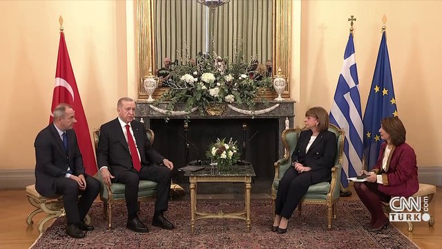 Cumhurbaşkanı Erdoğan ve Yunanistan Başbakanı Miçotakis Atina Bildirgesi ni imzaladı